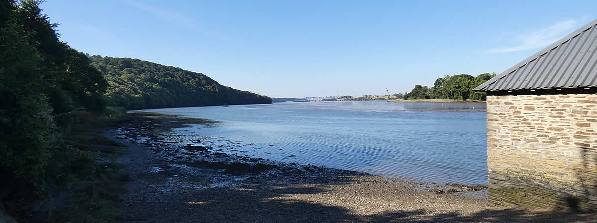 The ford on the Tavy Estuary